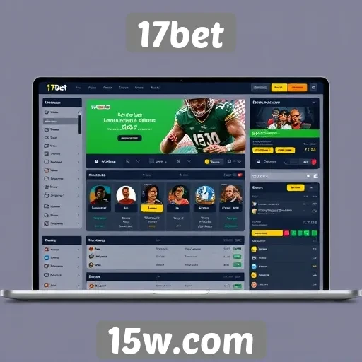 Interface de usuário do site 17bet analisada